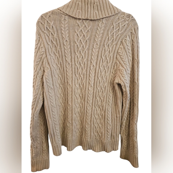 Willi Smith 100% Cotton Cable Knit Sweater Women XL - Picture 2 of 3